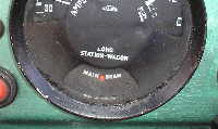 Main beam warning